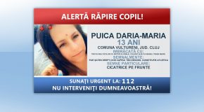 ALERTĂ RĂPIRE COPIL –  JUDEȚUL CLUJ